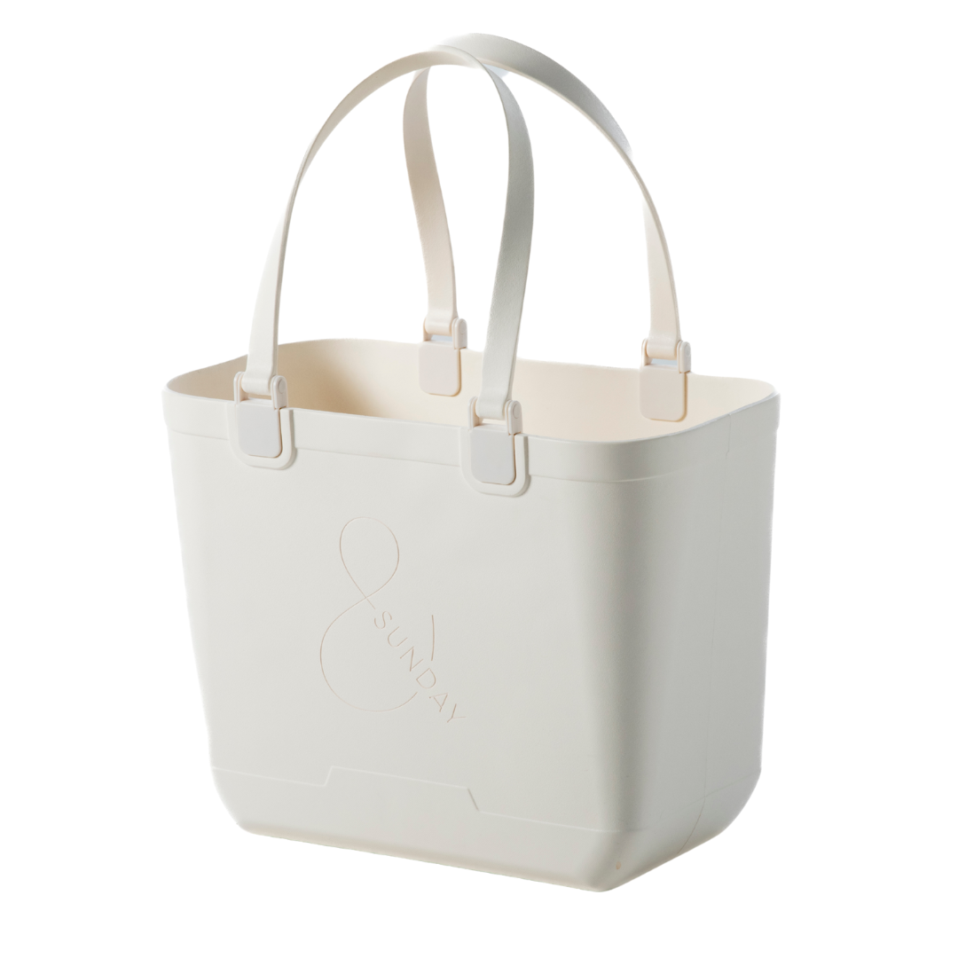 SUN DAY TOTE BAG (large) -COCONUT