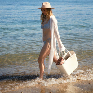 SUN DAY TOTE BAG (Oversized) -COCONUT